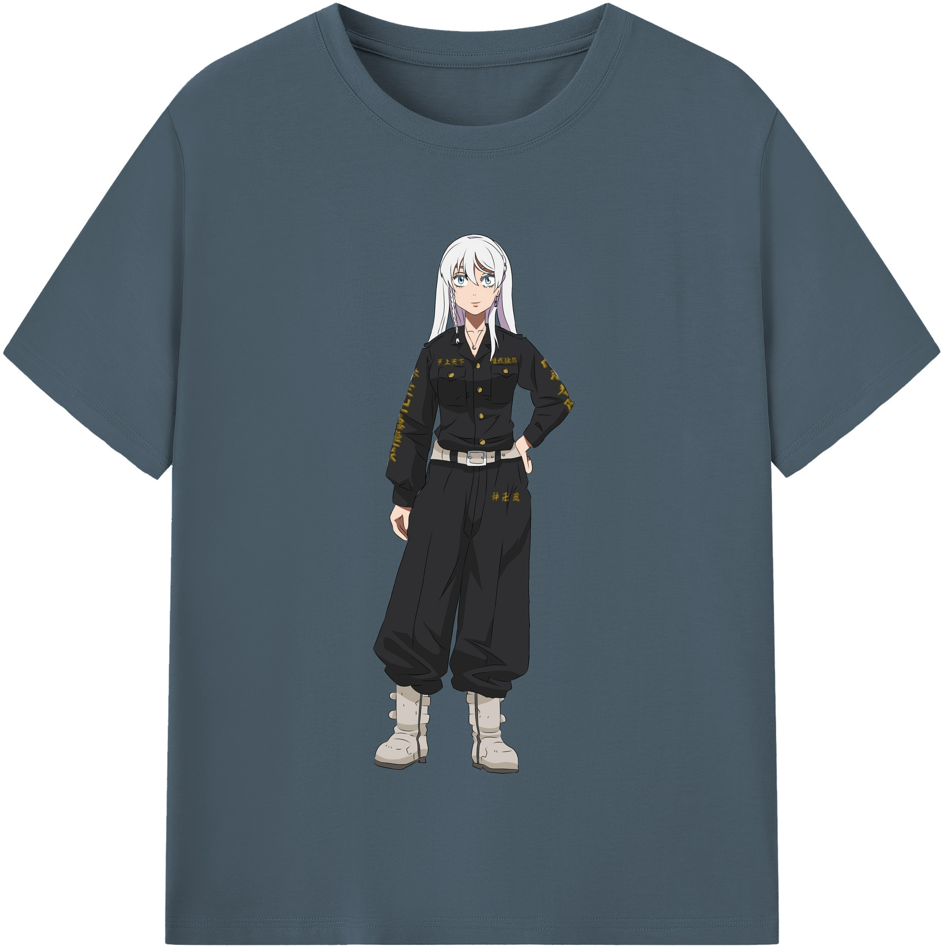 （画像用） 東京リベンジャーズ Tokyo Revengers 綿100％半袖Tシャツ（フロントプリント）